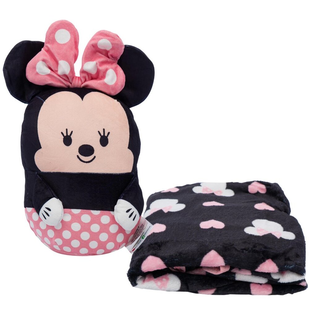 Minnie Mouse Doll Hugger Pillow and Throw Blanket